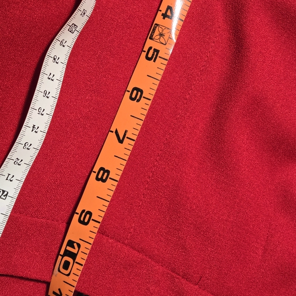 Kasper Bold Red Women's Pants - Picture 11 of 13